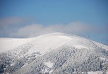 Die steirisch-niederösterreichische Bergwelt wurde im Rahmen eines Erkundungsfluges am 25.02.