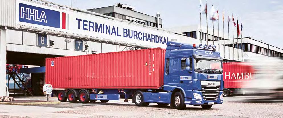 TR02 Für eine schnelle Lkw-Abfertigung Seit November 2016 ist die Vormeldung eines Containertransportes auf den Terminals in Hamburg Pflicht.