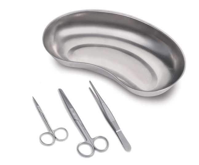 Siebvorschläge Suggested Surgical Instrument Sets Nahtentfernung, klein einzeln verpackt Suture Removal Set keep single packed -0--07-60-0-07 -0--07 56-673-5-0 Schere, chirurgisch, spitz/stumpf,