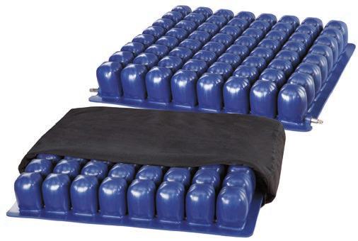 Sitzen: - Sitzkissen aus Schaumstoff oder mit Gelfüllung - Gel-/Schaumstoffkombination - Luft-/Schaumstoffkombination - Luftsysteme Liegen: - Würfelmatratzen -