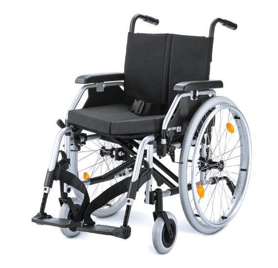 MANUELLE ROLLSTÜHLE ELEKTRO-ROLLSTÜHLE Leichtgewicht-Rollstuhl Elektro-Rollstuhl Innen-/Außenbereich Der Leichte Der Flinke Leichtgewichtrollstühle bestehen aus Aluminium oder einer Metalllegierung.