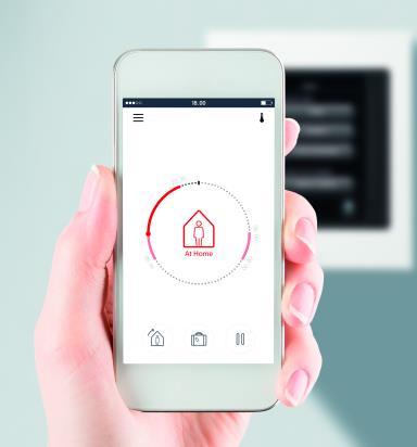 Forschungsprojekt - Nutzerverhalten, Nutzerassistenz Beispiel: Smart Home Das Smart Home-System, besteht aus smarten Thermostaten, einem Steuerungsdisplay in der Wohnung und einer App.