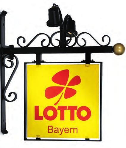 LOTTO-Schild groß,