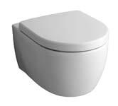Tiefspül-WC, kurz, 6 l, wandhängend, EN 997 6 A/C, EN 33, für WE-Kasten oder Wandeinbau-Druckspüler,