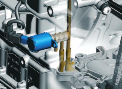 Motormechanik Ventil für Öldruckregelung N428 Das Ventil für Öldruckregelung wird last- und drehzahlabhängig vom Motorsteuergerät mit einem Massesignal angesteuert.
