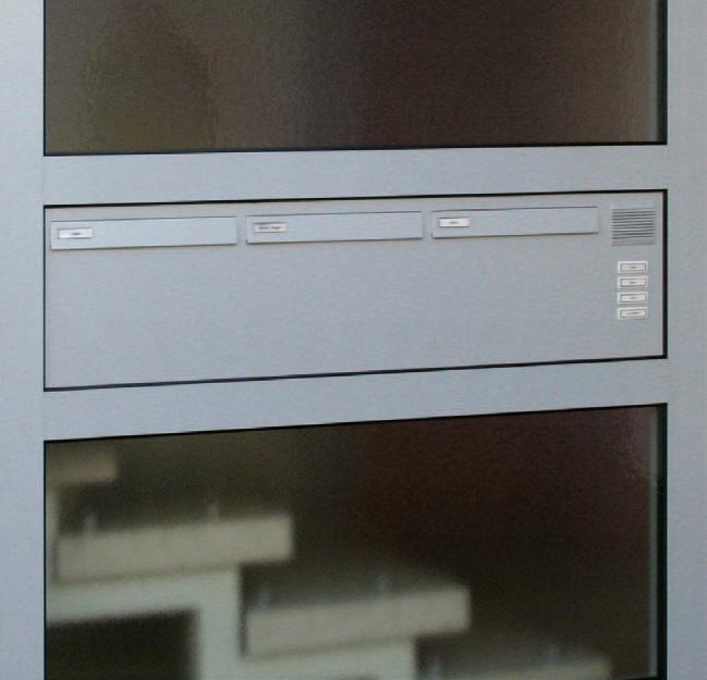 Türseitenteilanlagen Türseitenteilanlage Modell 02-350 mit wärmegedämmter Leichtmetall-Frontplatte 02-559,