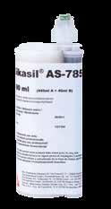 Sikasil INDUSTRIESILIKONE Sikasil AS-66 Beschleunigter Klebstoff für industrielle Montageverklebungen Sikasil AS-66 ist ein beschleunigter 1-Komponenten-Silikonklebstoff, der für zahlreiche