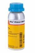 PRIMER Sika Primer-204 N Sika Primer-204 N ist eine niederviskose Flüssigkeit für die Vorbehandlung von metallischen Untergründen vor der Verklebung oder Abdichtung mit Sika Produkten.