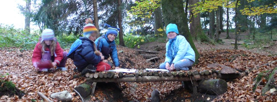 wertvoll? Waldschätze Schülerinnen und Schüler erkunden den Lebensraum Wald.