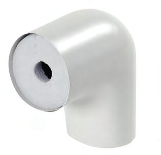 R+F OPTILINE PVC-BOGEN MIT MELAMINSCHAUMKERN Zum Isolieren von Bogenformteilen und Krümmungen, insbesondere in