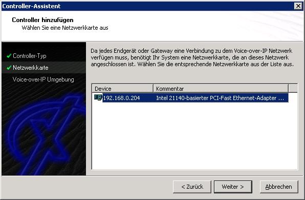 1.9.2 Hinzufügen eines XCAPI FAX-over-IP-Controllers Screenshot 13: XCAPI-Konfiguration 1.