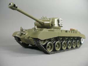 Panzer Version TigerI mit 6mm-Geschoss 90,- EUR Version TigerI mit 6mm-Geschoss + Rauch- und Sound 120,-EUR ab 89,- EUR HL Pershing M26 M 1:16 Modell: R/C Panzer Pershing Maßstab: 1:16 Motorart: