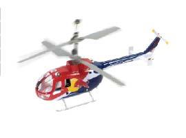 HUbschrauber BO-105 Red Bull (In- und Outdoor-Modell) Modell: RC Helikopter BO-105 2.