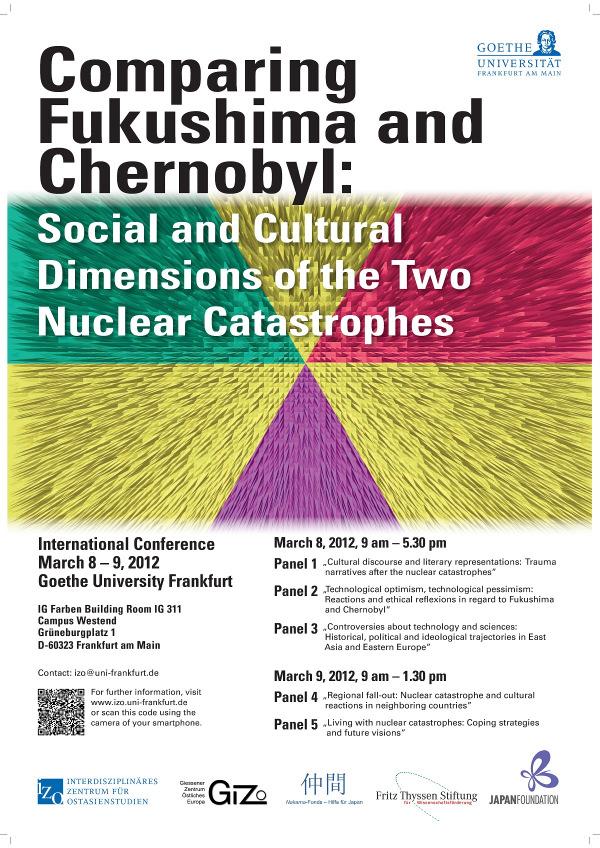KONFERENZ COMPARING FUKUSHIMA AND CHERNOBYL: SOCIAL AND CULTURAL DIMENSIONS OF THE TWO NUCLEAR CATASTROPHES Vom 8.-9.