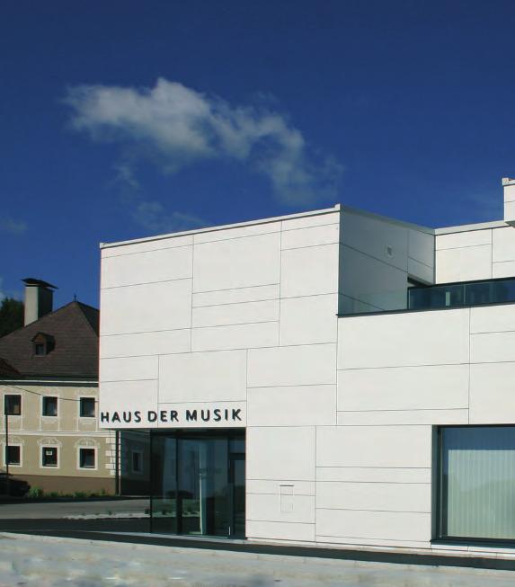ETERNIT FASSADENTAFEL TECTIVA Haus der Musik, Reichenau im Mühlkreis, Österreich Planer: pointner / pointner