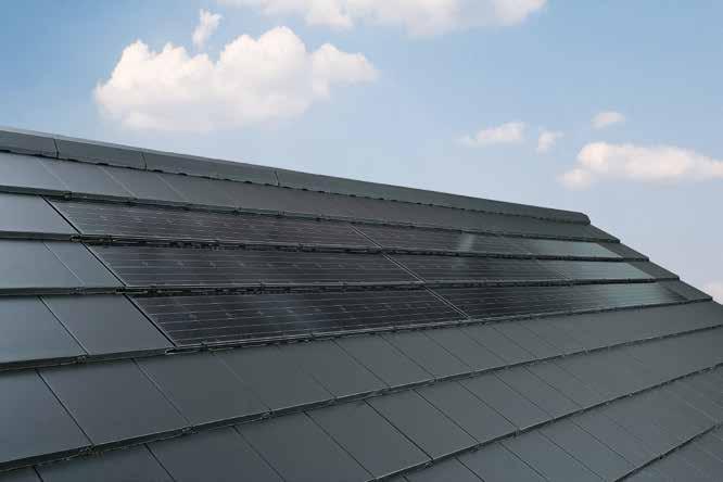 Braas PV Premium PV PREMIUM Das Indach-System PV Premium macht aus einem Schutzdach ein Nutzdach und zwar eines, das sowohl umweltfreundlichen Solarstrom erzeugt, als auch in Sachen Design und Optik