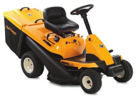 Mähwerkrollen Waschdüse Mulchkeil Motortyp Cub Cadet OHV Cub Cadet OHV Zylinder Einzylinder Einzylinder Hubraum 420 cm³ 420 cm³ Geräteleistung (kw / min -1 ) 8,2 / 3000 8,2 / 3000 Tankinhalt 4,9 l