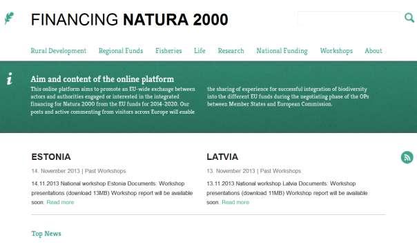Finanzierung von Natura - 2000