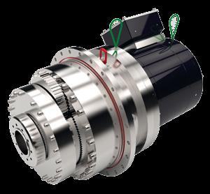 Für große Presskräfte oder schnelle Servomotoren Soll ein kleinerer Servomotor vorgesehen werden, der z.b. mit hohen Drehzahlen arbeitet oder ist die max.