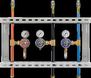 GASENTNAHMESTATIONEN GASENTNAHMESTATIONEN Gasentnahmestellen bieten eine gebrauchsfertige Lösung, mit nur zwei oder drei Rohrleitungsanschlüssen, um die Gesamtanlage zu vervollständigen.