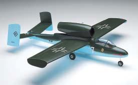 Die Heinkel He-162 von KAVAN ist schnell zu bauen und für einen querrudererfahrenen Piloten einfach zu fliegen.