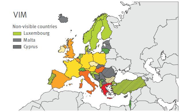 Verona-Integron-Encoded-Metallo-ß-Laktamase (VIM) Verbreitung weltweit: Amerika, Europa, Nordafrika, Nahost, Indien, Südostasien Auch Mittelmeerländer: Griechenland, Italien und Spanien VIM-2 ist bei