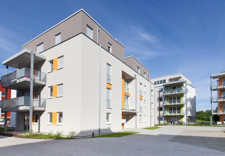 295 m² 5 Mehrfamilienhäuser mit 64 Eigentumswohnungen