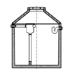 Regenwassernutzung Preisgruppe 092 Regenwasserzisterne aus Beton in Kompaktbauweise mit 3 Rohranschlüssen DN 110 (Zulauf, Überlauf und Technikleerrohr) passend zu Kunststoffrohren, Wartungsdeckel