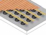 Terrassenbausystem DPH-Serie Kunststoff schwarz, Tragkraft über 1000 kg pro Träger, hochwertige, höhenverstellbare Stelzlager (Bodenträger) für professionelle Verlegung von Terrassenböden aus Holz,