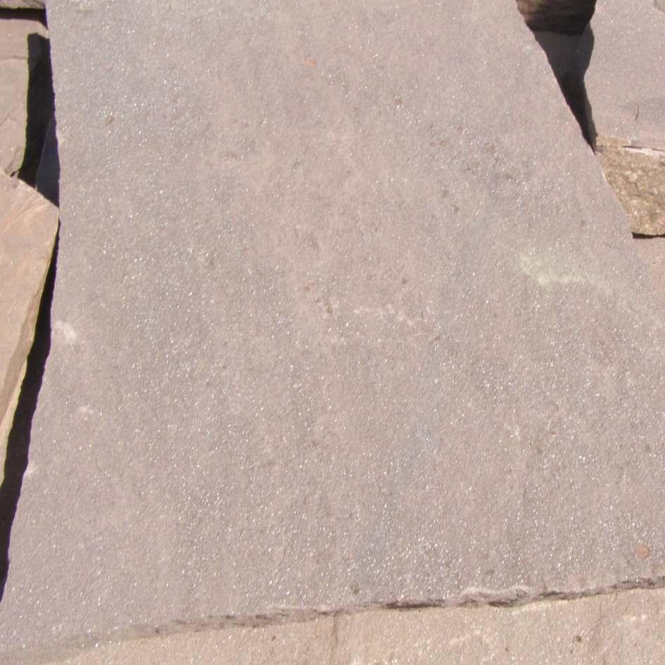 Sandstein Weser dunkelrot Maße: 65 kg / m² Polygonalplatten Herkunft Deutschland Oberfläche spaltrauh frostsicher