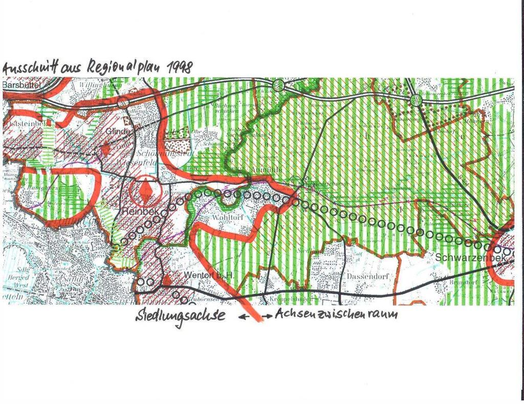 Auszug aus dem Regionalplan