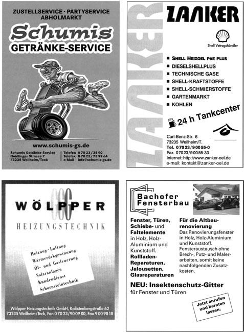 6 TSVW 1/2006 Silcherstraße 5 73235 Weilheim Telefon 0 70 23