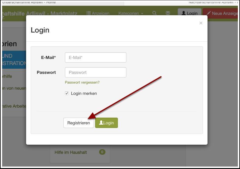 Einen Account registrieren Wenn Sie bereits einen Account haben, können Sie sich hier einwählen,