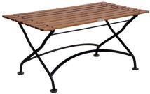 African Teak Metal 4155 Folding Stool 50 x