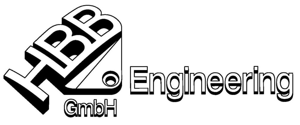 HBB Engineering GmbH Salzstraße 9 D-83454 Anger Telefon +49-8656-98488-0 Telefax +49-8656-98488-88 info@hbb-engineering.de www.