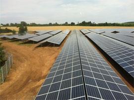 Solarpark für Eigenstrom Solarfirma stellte Photovoltaik-Anlagen mit rund 6,4 MW für WVE GmbH Kaiserslautern fertig, darunter