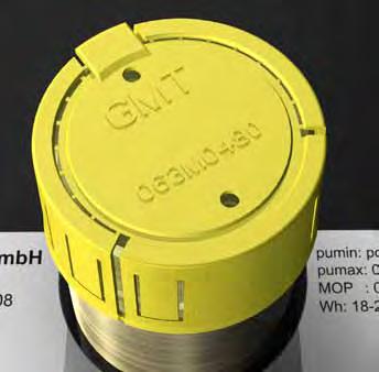 Sicherungsverschluß Federdom / Security lock spring dome Gelb Verwendung bei Werkseinstellungen / Yellow Use in production adjustment Artikel-Nummer / Ref.-No.