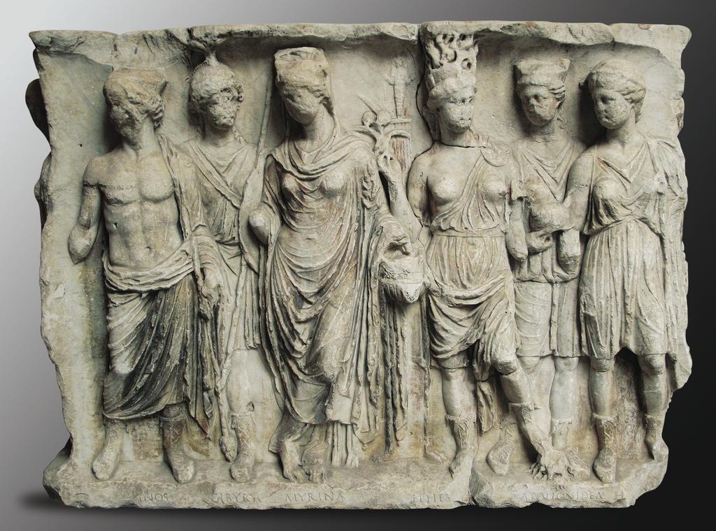 Auch die allegorischen Frauenfiguren auf der Basis eines Altars aus Puteoli (Kampanien) sollten die Fürsorge des Kaisers nach dem 12-Städte-Beben in Kleinasien dokumentieren Eine antike