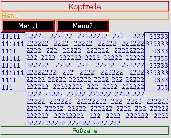 menu li { float:left; width:8em; padding: 0.2em; margin: 2px; text-align:center; color:white; background-color:black; border-style:outset; border-color:red; border-width:4px; }.