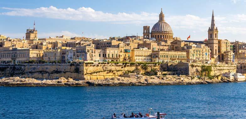 1 Woche JETZT FRÜHBUCHERRABATT SICHERN! 8. 14.4. REISE Malta Perle des Mittelmeeres AUF DEN SPUREN VON PAULUS Malta die Perle des Mittelmeeres, ist wie ein einzigartiges Museum.