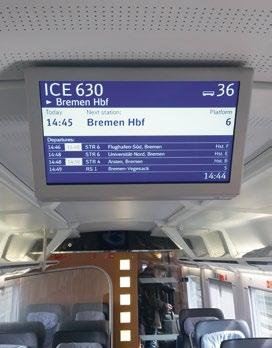ANGEBOT UND SERVICE / FAHRGASTINFORMATION FAHRGASTINFORMATION / ANGEBOT UND SERVICE Anschlussinformationen Um die Fahrgäste in Fernverkehrszügen (IC/ICE) der Deutschen Bahn von den gewonnenen