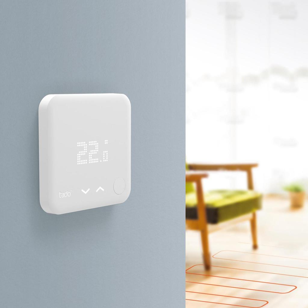 Smartes Thermostat für Fußbodenheizung Steuert die