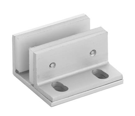 volume HS Pane holder, small, anodized mounting below for solid panes in connection with pane holder big and piping volume HS ottom