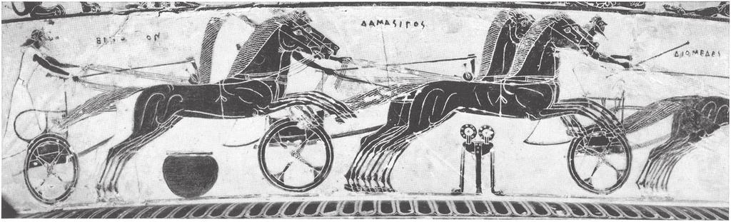 O konjskih dirkah sredi 1. tisočletja pr. Kr.