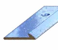 ABSCHLUSSPROFILE Der Boden kann auch mit Abschlussprofilen für die Kante (Abschlussschienen) verlegt werden.