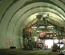 Injektionen, Joints Tunnel Hotmeltsystem auf Tübbing