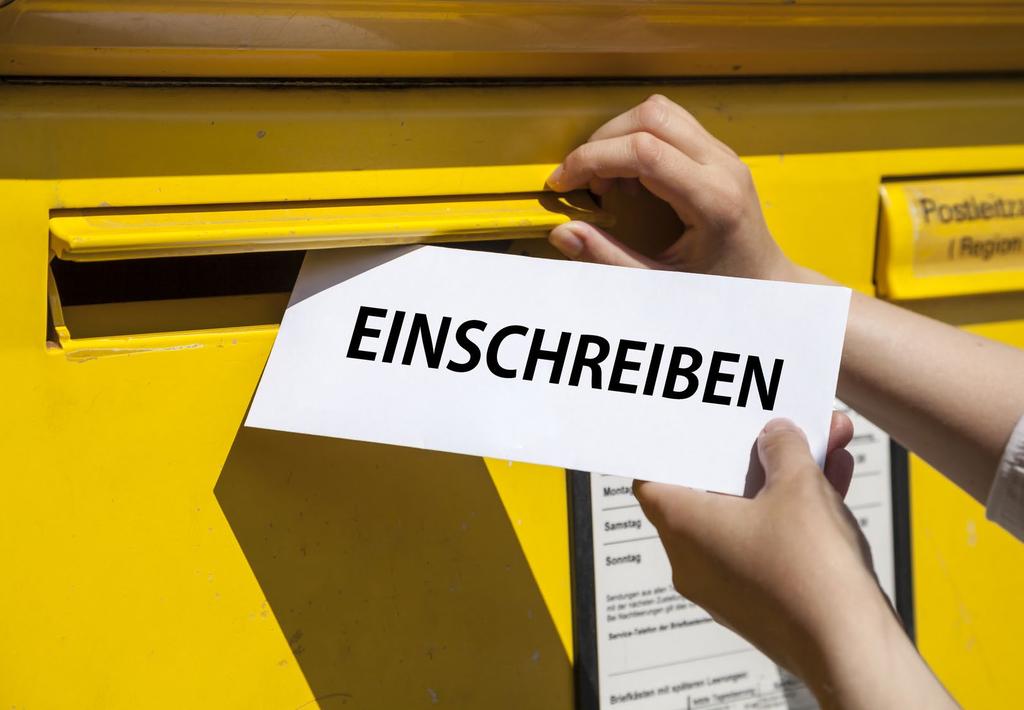 ZIVILRECHT GmbH: Einwurf-Einschreiben reicht für erneute Aufforderung zur Zahlung der Einlage aus Erbringt ein GmbH-Gesellschafter die auf seinen Geschäftsanteil zu leistende Einlage nicht