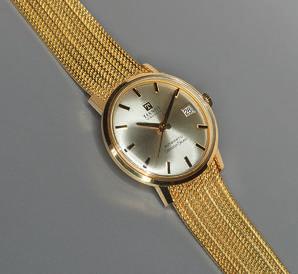 112 6486 6486. Herrenarmbanduhr, Omega. Ca. 1950. Gelbgold 18 K. Ref. Nr.