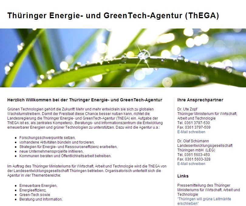 Kontaktdaten: Thüringer Energie- und GreenTech Agentur Maximilian-Welsch-Straße 2a 99084
