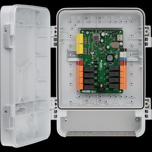 AXIS A9188-VE > Relaismodulboard > 8 I/Os: überwachte und konfigurierbare Ein-/Ausgänge > Gleichstromausgang (12 und 24 V) >